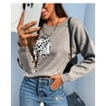 thumbnail image 2 of REDHOTYPE omen Surdimensionné Pull Col Rond Lanterne Manches en Vrac Pull Chunky Pull Pull Pull Pull en Tricot, 2 of 4