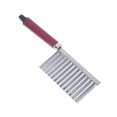 thumbnail image 1 of Potato Ripple Crinkle Cutter Wavy Chopper French Fry Slicer Vegetable Salad Chopping Stainless Steel Wavy Slicer Wavy Vegetable Cutter, 1 of 5