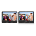 thumbnail image 3 of Proscan 10” 480p Dual Screen Portable DVD Player, USB and SD Card Playback, Car Headrest DVD Player, AV Output, Headphone Jack, AC and Car Adapters, Mount Straps Included, 3 of 5