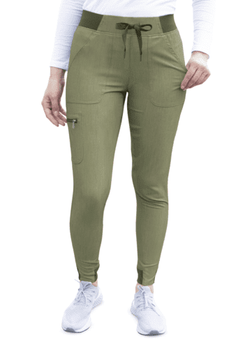 Adar Pro Heather Scrubs For Women - Ultimate Yoga Jogger Scrub Pants