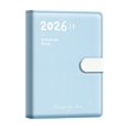 thumbnail image 2 of Weloille 2026 Planner Diary 1Pc, Full Year Monthly Weekly Daily Agenda, 100GSM Thick Paper No Ink Bleed, Waterproof Flexible Cover with Inner Pocket & Ribbon Bookmark for Office, Life Plan, 2 of 6