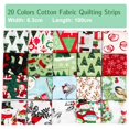 thumbnail image 3 of Jelly Rolls for Quilting, Jelly Roll Fabric Strips for Quilting, Pre-Cut Jelly Roll Fabric in Vivid Colors, Jelly Rolls for Quilting Clearance, Fabric Jelly Rolls with Different Patterns, 3 of 4