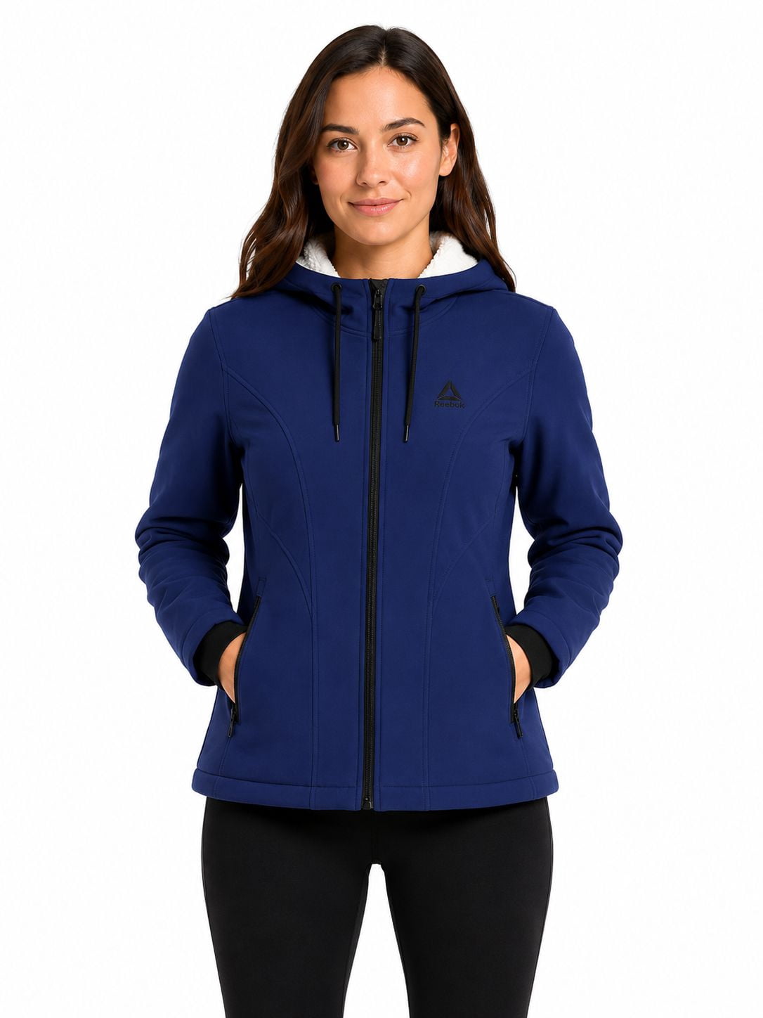 Reebok Women's Softshell Jacket with Sherpa-lined Hood, Sizes XS-XXL