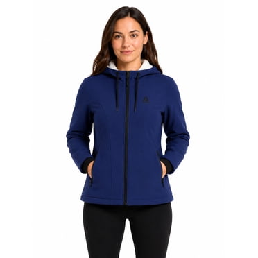 Reebok Women's Softshell Jacket with Sherpa-lined Hood, Sizes XS-XXL