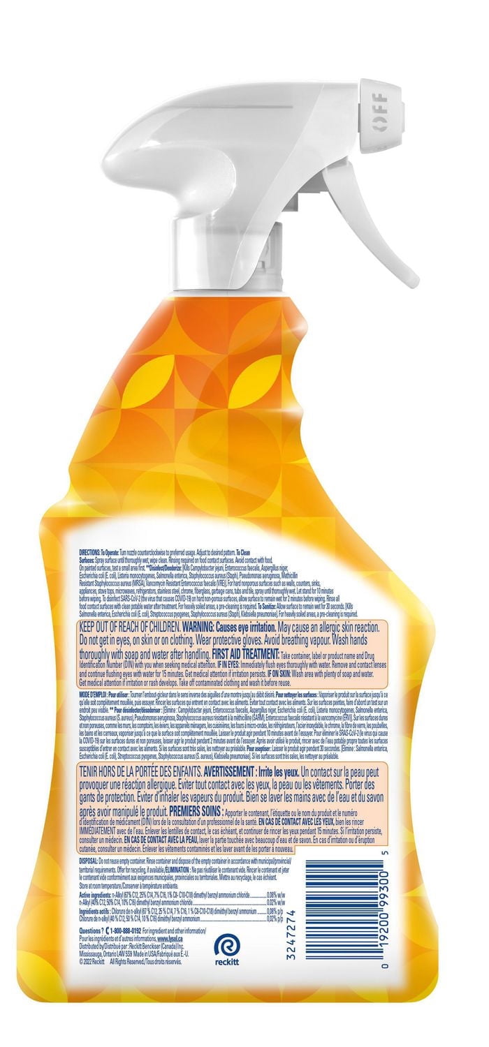 Lysol® Vaporisateur tout usage - Brand New Day Mango Hibiscus, 650 ml