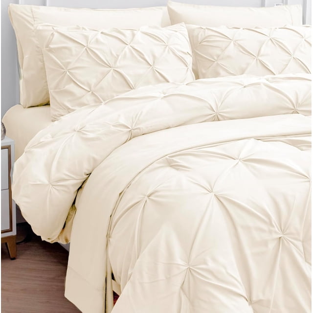 Queen Comforter Set - Pieces Bed in a Bag - Bedding Set with Comforters Sheets Pillowcases Shams Queen Size Bedding Set