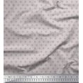 thumbnail image 1 of Soimoi Poly Georgette Fabric Dot & Heart Shirting Print Fabric by The Yard 52 Inch Wide, 1 of 3