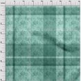 thumbnail image 4 of oneOone Polyester Spandex Teal Green Fabric Check & Sewing Craft Projects Fabric Prints By Yard 56 Inch Wide, 4 of 4