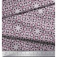 thumbnail image 3 of Soimoi Cotton Poplin Fabric Floral Block Fabric Prints By Yard 42 Inch Wide, 3 of 5