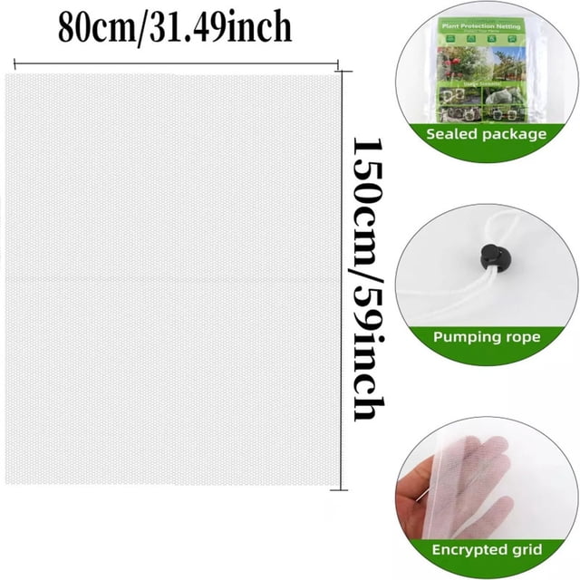 Fridja Clearance Garden Insect Net Cover Is Used To The Flowers Of Plants From Damage