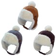 thumbnail image 3 of Trapper Hat Thick Adjustable Ear Flaps Unisex Trooper Cap Winter Hat for Kids, 3 of 10