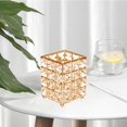 thumbnail image 4 of Homyl Boîte de Rangement pour Pinceaux de Maquillage en Cristal pour Commode Or, 4 of 7