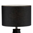 thumbnail image 3 of Adesso Lampe de Table Moderne Noire avec Trépied et Abat-Jour, 3 of 6