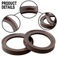 thumbnail image 4 of Pump Piston Oil Rings Rubber Piston Ring for Ph65A Air Compressor Cylinder Inner Diameter Oil-Free Insulated Pump, 4 of 9