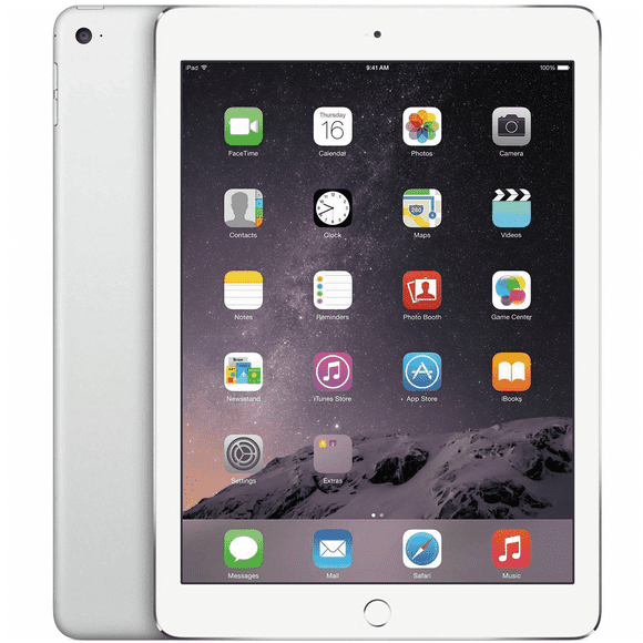 Restored Apple iPad Air 2 16GB, Wi-Fi, 9.7 - Silver - (MGLW2LL/A) (Refurbished)