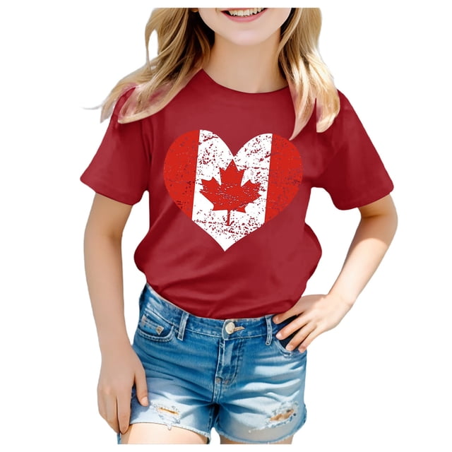 WEAIXIMIUNG Chemise à Rayures à Manches Longues pour Enfants T-Shirt à Manches Courtes pour Filles T-Shirt d'Été à Col Rond Coupe Décontractée T-Shirts Basiques