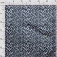 thumbnail image 3 of oneOone Viscose Jersey Navy Blue Fabric Block Sewing Material Print Fabric By The Yard 60 Inch Wide-2Q, 3 of 5