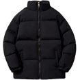 thumbnail image 1 of LinYooLi Women's Lightweight Puffer Jacket Long Sleeve Stand Collar Full-Zip Down Jacket for Winter, 1 of 3