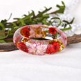 thumbnail image 3 of Lucite Fait à la Main Fleur Bracelet en Résine Époxy pour Dame, 3 of 5