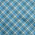 thumbnail image 1 of oneOone Polyester Spandex Medium Blue Fabric Check Sewing Craft Projects Fabric Prints By Yard 56 Inch Wide, 1 of 4