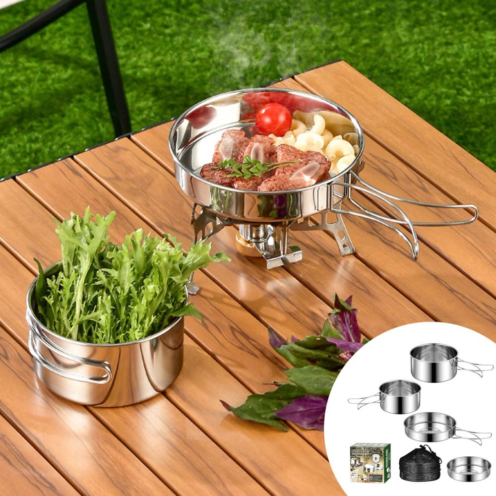 Feltree 304 Stainless Steel Outdoor Cookware Set