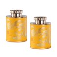 thumbnail image 1 of jifeng 2 Pieces Paper Cereal Container Biscuit Jar Tea Jar for Living Room Bar Home Gold, 1 of 8