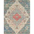 thumbnail image 1 of HomeRoots 353627 3 ft. 3 in. x 5 ft. 3 in. Jute Blue & Red Area Rug, 1 of 1
