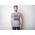 thumbnail image 2 of Mens My Favorite People Call Me Papa T Shirt Funny Humor Father Tee for Guys (Heather Navy) - L, 2 of 4