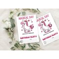thumbnail image 4 of Darling Souvenir White Birthday Invitation Card Printable Fill or Write In Blank Invites Party Supplies Pack Of 28 5 x 7 Inches, 4 of 5