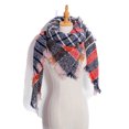 thumbnail image 4 of Dvkptbk Foulards pour Femmes Mode Hiver Femmes Foulard Colorée Décontractée Foulard à Franges Châle Vêtements en Liquidation, 4 of 5