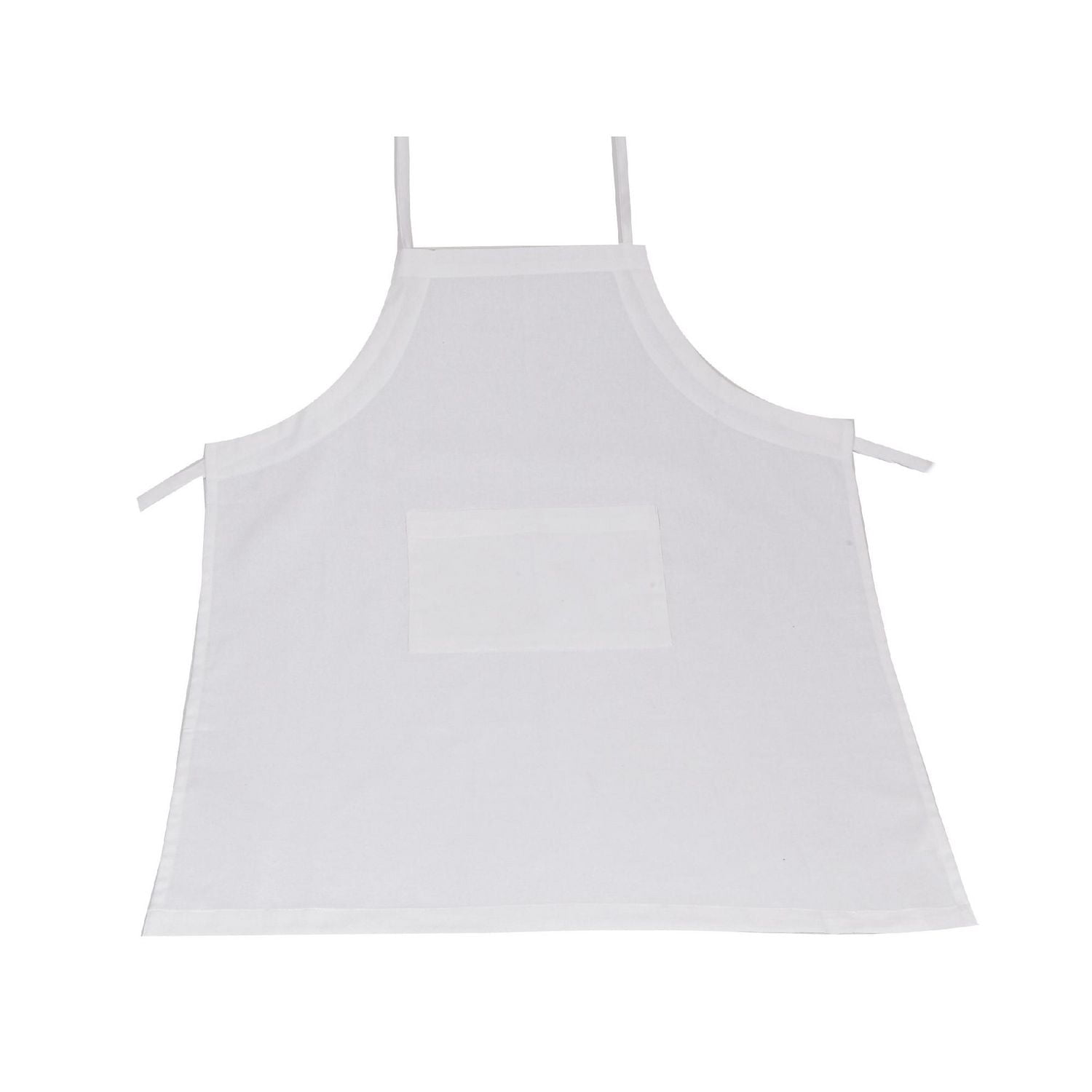 Polycoton Tablier Avec Poche (Blanc)