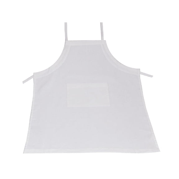 Polycoton Tablier Avec Poche (Blanc)