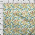 thumbnail image 3 of oneOone Cotton Cambric Lime Green Fabric Abstracts Sewing Craft Projects Fabric Prints By Yard 56 Inch Wide, 3 of 4