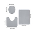 thumbnail image 3 of Bathroom Mats and Rugs Sets,Floor Mats for Home Bathroom Toilet Cover Bathroom Mats Absorbent Printed Floor Mats Bathroom Toilet 3 Piece Floor Mat Set Bath Mats for Bathroom Floor, 3 of 8