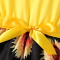 thumbnail image 5 of PatPat Robe à Imprimé Floral de Tournesols Rouge/jaune pour Tout-Petit, 5 of 5