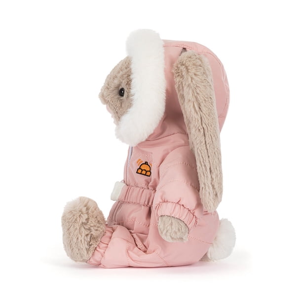 Jellycat Bashful Bunny Snow Suit Stuffed Animal, 12.2 Inch Soft