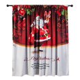 thumbnail image 2 of Bathroom Window Curtain, Decoration Curtain, Polyester Home 140x130cm for Party Dress up Red, 2 of 8