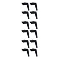thumbnail image 1 of Transemion 4pieces Decorative Furniture Accessory Durable And Easy-to-install Easy Hoarse black 10cm 3Set, 1 of 6