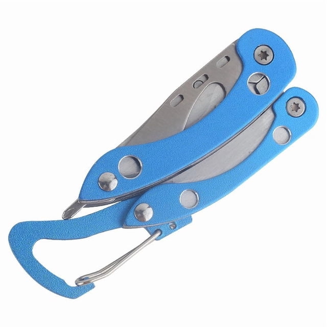 Couteau Multifonction 8 en 1 Petit d'Urgence Extérieur Équipement Portable Couteau Multifonction Pinces