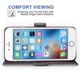 thumbnail image 3 of Wallet Case for iPhone 7 Plus 8 Plus, Blocking Card Slot Stand Shockproof TPU Interior Case PU Leather Magnetic Protect Flip Cover Compatible with iPhone 7 Plus 8 Plus, Blue, 3 of 5