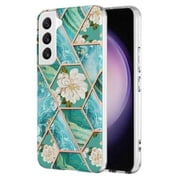 SuperShield Samsung Galaxy S22 Case Diamond Platinum Collection Hybrid Bumper Protective Phone Case, Soft, Sleek Protection, Slim Design, Matte Finish - Blue