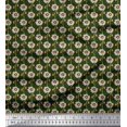thumbnail image 1 of Soimoi Rayon Fabric Artistic Floral Decor Fabric Printed Yard 56 Inch Wide, 1 of 3