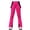 Hot Pink, variant on Women Snow Pants Waterproof Insulated Women Waterproof Insulated Snowboard Suspenders Pants Snow Ski Bib Trousers