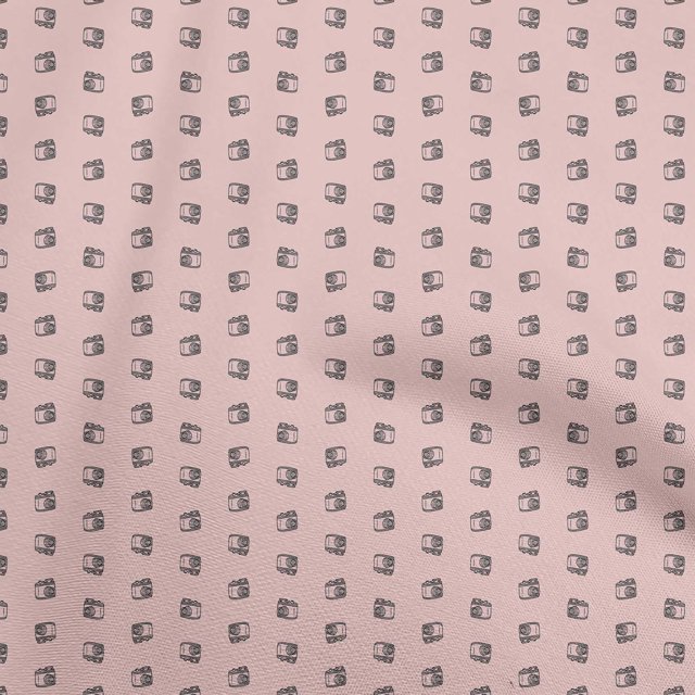 oneOone Tissu Cambric Coton Rose Rétro Minimal Matériel de Couture pour Appareil Photo Tissu Imprimé au Mètre 56 Pouces de Large