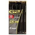 thumbnail image 1 of Pilot - G2 Gel Roller Ball, Retractable, Fine, Black - 16 Pens, 1 of 1