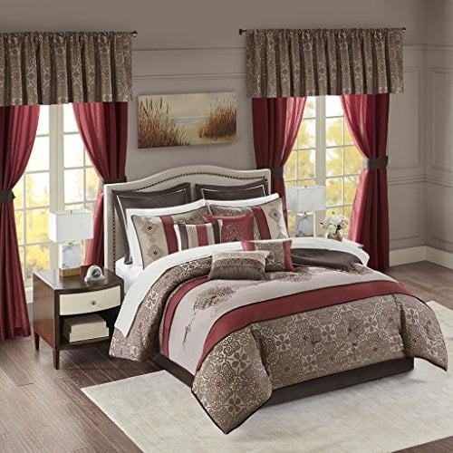Madison Park Delaney 24 Piece Room In a Bag Red Queen