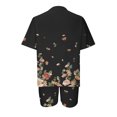 thumbnail image 5 of Ensembles pour Femmes Tenues 2 Pcs Mode Femme Blouse à Col Rond T-Shirts à Manches Courtes Shorts Ensembles de Tenue Décontractée Ensembles pour Femmes Vêtements en Liquidation, 5 of 5