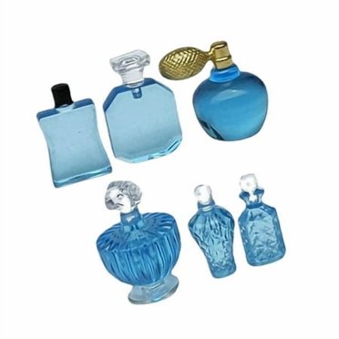 Miniatures Parfum Échelle 1/12 Accessoires de Maison de Poupée pour Fille de Jeu Modèle 1:12 1/12 Enfants Bleu