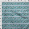 thumbnail image 3 of oneOone Viscose Chiffon Fabric Leaves & Floral Block Print Fabric BTY 42 Inch Wide, 3 of 4