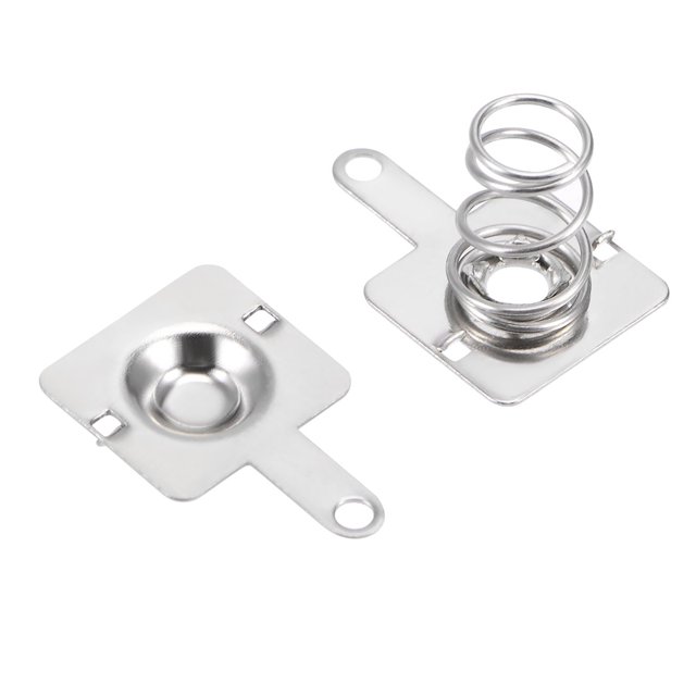 Unique Bargains 20 Paires Plaque de Nickeling à Ressort de Conversion Positive Négative pour Pile AAA 10mmx9mm